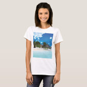 Exotisch strand t-shirt (Voorkant volledig)