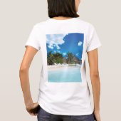 Exotisch strand t-shirt (Achterkant)