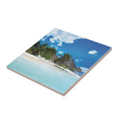 Exotisch strand tegeltje (Zijkant)