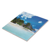 Exotisch strand tegeltje (Zijkant)