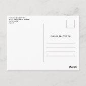 Exotisch strand tropisch eiland paradijs briefkaart (Achterkant)