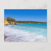 Exotisch strand tropisch eiland paradijs briefkaart (Voorkant)