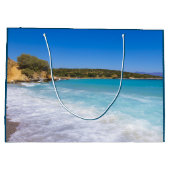 Exotisch strand tropisch eiland paradijs groot cadeauzakje (Achterkant)