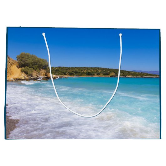 Exotisch strand tropisch eiland paradijs groot cadeauzakje (Achterkant)