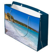 Exotisch strand tropisch eiland paradijs groot cadeauzakje (Achterkant Gekanteld)