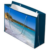 Exotisch strand tropisch eiland paradijs groot cadeauzakje (Voorkant Gekanteld)