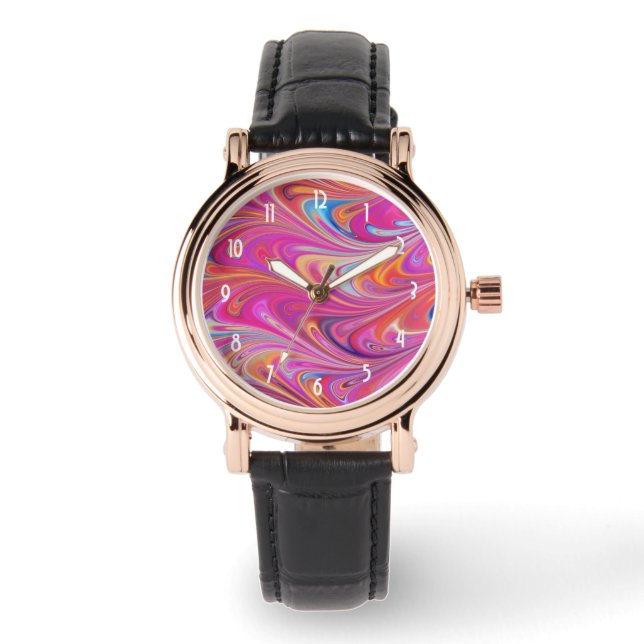 Exotisch strand tropisch eiland paradijs horloge (Voorkant)