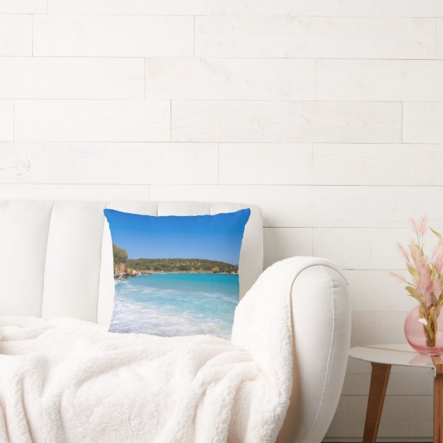 Exotisch strand tropisch eiland paradijs kussen (Bank)