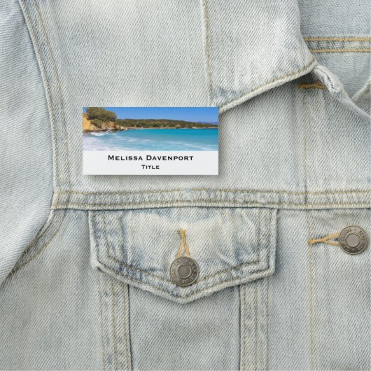 Exotisch strand tropisch eiland paradijs naamplaatje (In situ)