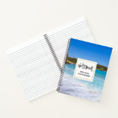 Exotisch strand tropisch eiland paradijs notitieboek (Binnen)