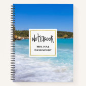 Exotisch strand tropisch eiland paradijs notitieboek (Voorkant)