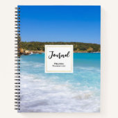 Exotisch strand tropisch eiland paradijs notitieboek (Voorkant)