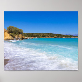 Exotisch strand tropisch eiland paradijs poster