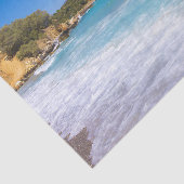 Exotisch strand tropisch eiland paradijs tissuepapier (Detail)