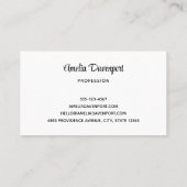 Exotisch strand tropisch eiland paradijs visitekaartje (Achterkant)