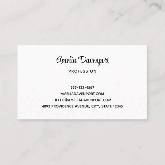 Exotisch strand tropisch eiland paradijs visitekaartje (Achterkant)