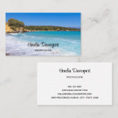 Exotisch strand tropisch eiland paradijs visitekaartje (Voorkant / Achterkant)