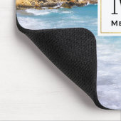 Exotisch strand Tropisch eiland Paradise Monogram Muismat (Hoek)