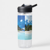 Exotisch strand waterfles (Links)