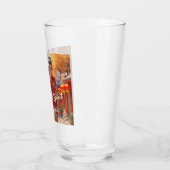 Exotisch Toon meisje viert Chinees Nieuwjaar Glas (Links)