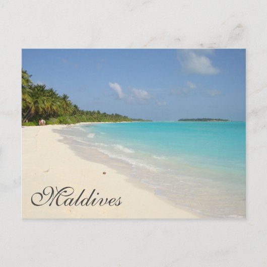 Exotisch Tropisch Eiland Malediven Strand Briefkaart (Voorkant)