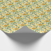 Exotisch Vruchten Ensemble: Papaya, Citroen, Mango Cadeaupapier (Hoek)