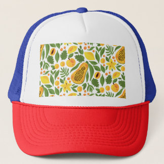 Exotisch Vruchten Ensemble: Papaya, Citroen, Mango Trucker Pet