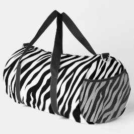 Exotisch zebra patroon Zwart en Wit Plunjezak