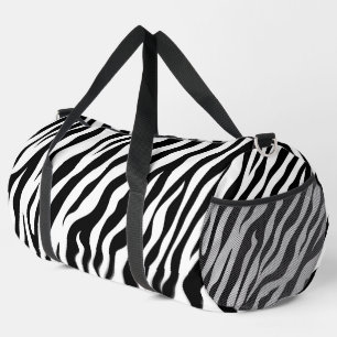 Exotisch zebra patroon Zwart en Wit Plunjezak