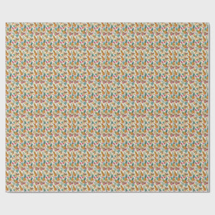 Exotisch Zomer Tropisch Fruit & Bloemen Patroon Cadeaupapier
