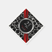 Exotische 25e zilverweddenschappen Jubileum Servet (Hoek)