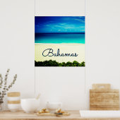 Exotische aangepaste reistekst poster (Keuken)