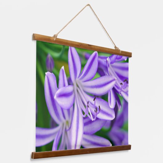 Exotische Afrikaanse Lelie Hangend Wandkleed (Gebogen)
