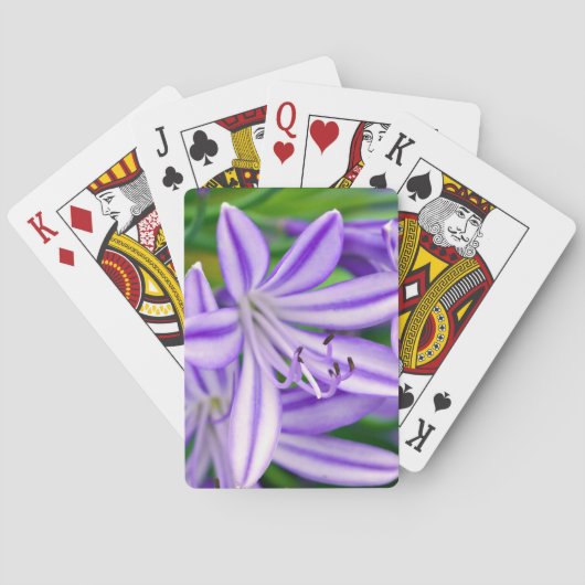 Exotische Afrikaanse Lelie Pokerkaarten (Achterkant)