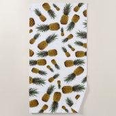 Exotische anananassen strandlaken (Voorkant)