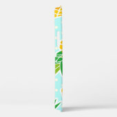 Exotische ananas: Blue Polka-dot fun. Case-Mate iPhone Case (Achterkant / Rechts)