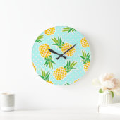 Exotische ananas: Blue Polka-dot fun. Grote Klok (Huis)