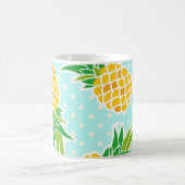 Exotische ananas: Blue Polka-dot fun. Koffiemok (Center)