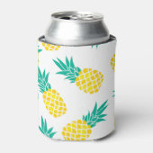 Exotische ananas: Geel genot. Blikjeskoeler (Blikje Voorkant)