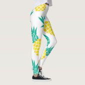 Exotische ananas: Geel genot. Leggings (Rechts)