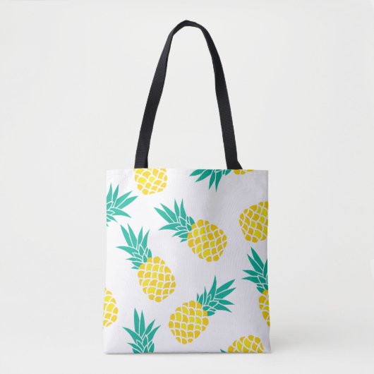 Exotische ananas: Geel genot. Tote Bag (Voorkant)
