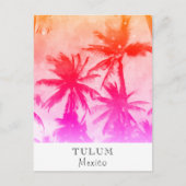 *~* Exotische AP25 Personaliseer reizen - Palm Lea Briefkaart (Voorkant)