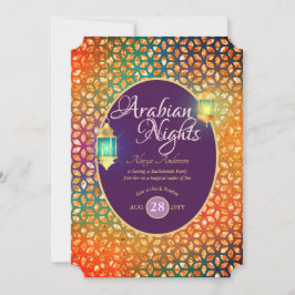 Exotische Arabische Nacht Feest Slingerlampen Lant Kaart