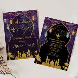 Exotische Arabische Nachtlantaarns Aladdin Sweet 1 Kaart