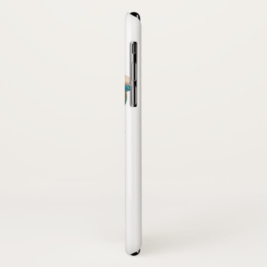 Exotische Art Nouveau Beauty in Blauwgroen robes Case-Mate iPhone Case (Achterkant/links)