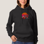 Exotische Auto Turbo Sport Zonsondergang Auto Hoodie (Voorkant)