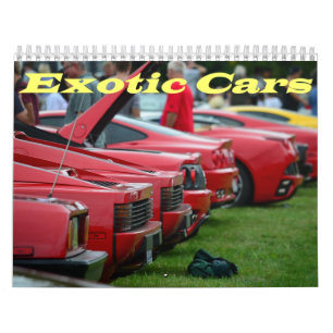 Exotische autokalender kalender