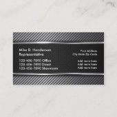 Exotische autoverkoop visitekaartje (Achterkant)