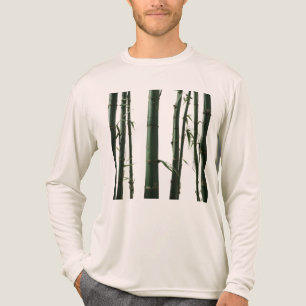 Exotische Bamboe Bella+Canvas Mannen Lange Mouw Tri-Blend Shirt