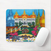 Exotische Bangkok-Full Afbeelding Muismat (Met muis)